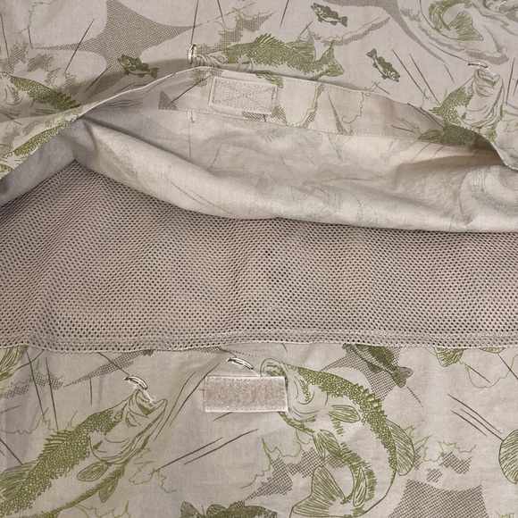 Cabela's Shirts Nwt Cabelas Docksider Bass Shirt Xl Fish Button